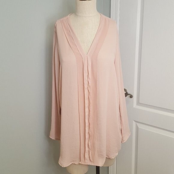 Joe Fresh Blush Blouse Sheer - Picture 1 of 7